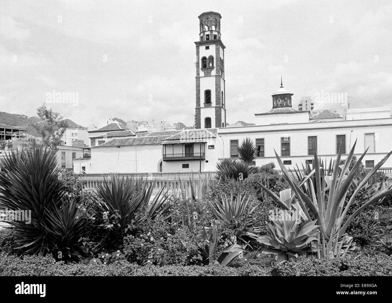 Achtziger Jahre, Kirche Nuestra Senora de la Concepción, katholische Kirche in Santa Cruz de Tenerife, Teneriffa, Kanarische isole, Spanien Foto Stock