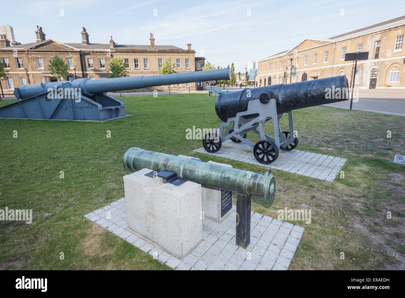 Inghilterra, Londra, Woolwich, Display di armi storiche Foto Stock