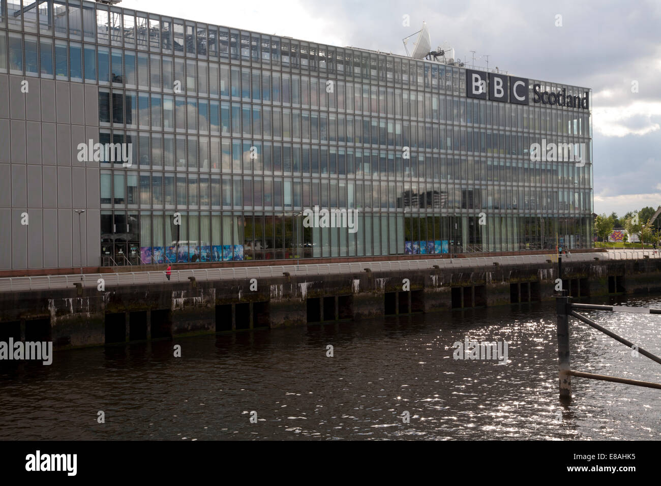 Fiume Clyde glasgow Scozia Scotland Foto Stock