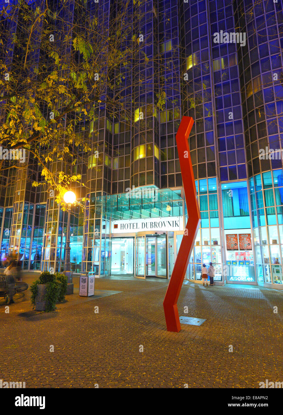 Zagreb Hotel Dubrovnik Foto Stock