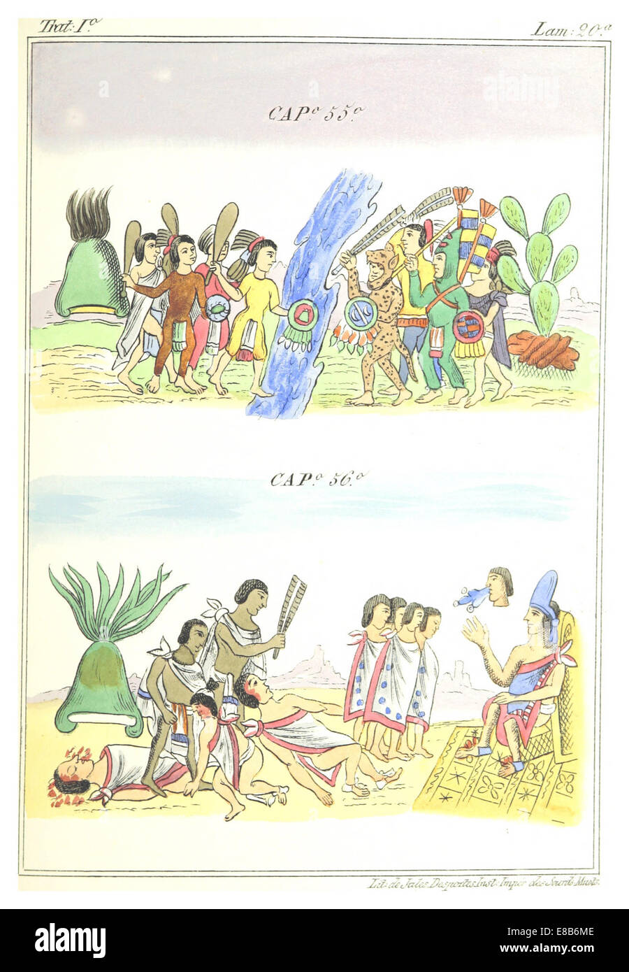 Questa illustrazione del 1867 di D. Durán è uno schizzo e una mappa vintage, che cattura una scena o un luogo storico. L'opera presenta disegni intricati e dettagli cartografici che riflettono lo stile artistico e la rappresentazione geografica dell'epoca. Foto Stock