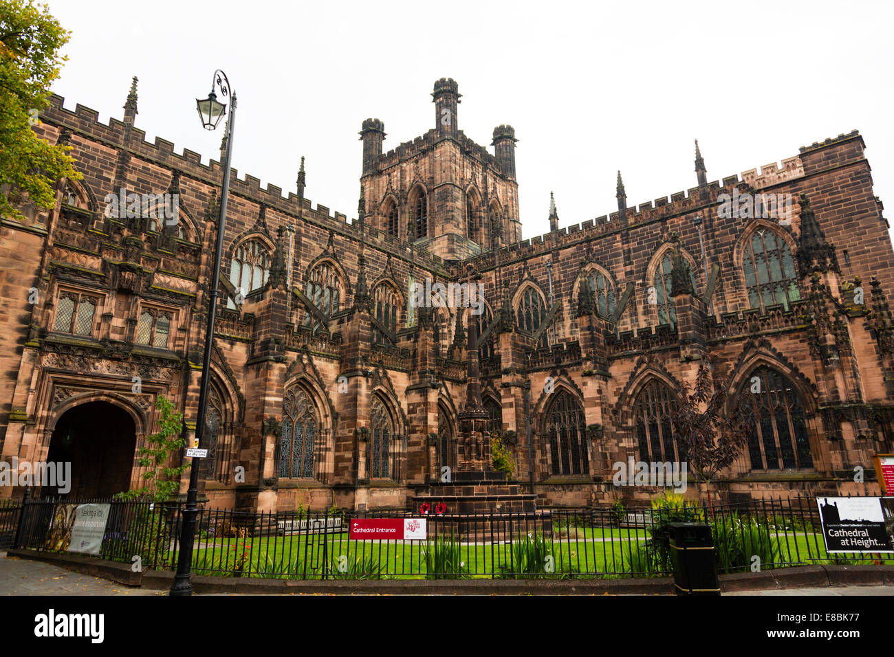 St Werburgh Cattedrale di Chester, Cheshire, Inghilterra Foto Stock