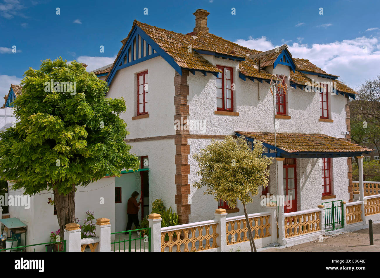 La regina Victoria Quarter - Barrio Obrero, Huelva, regione dell'Andalusia, Spagna, Europa Foto Stock
