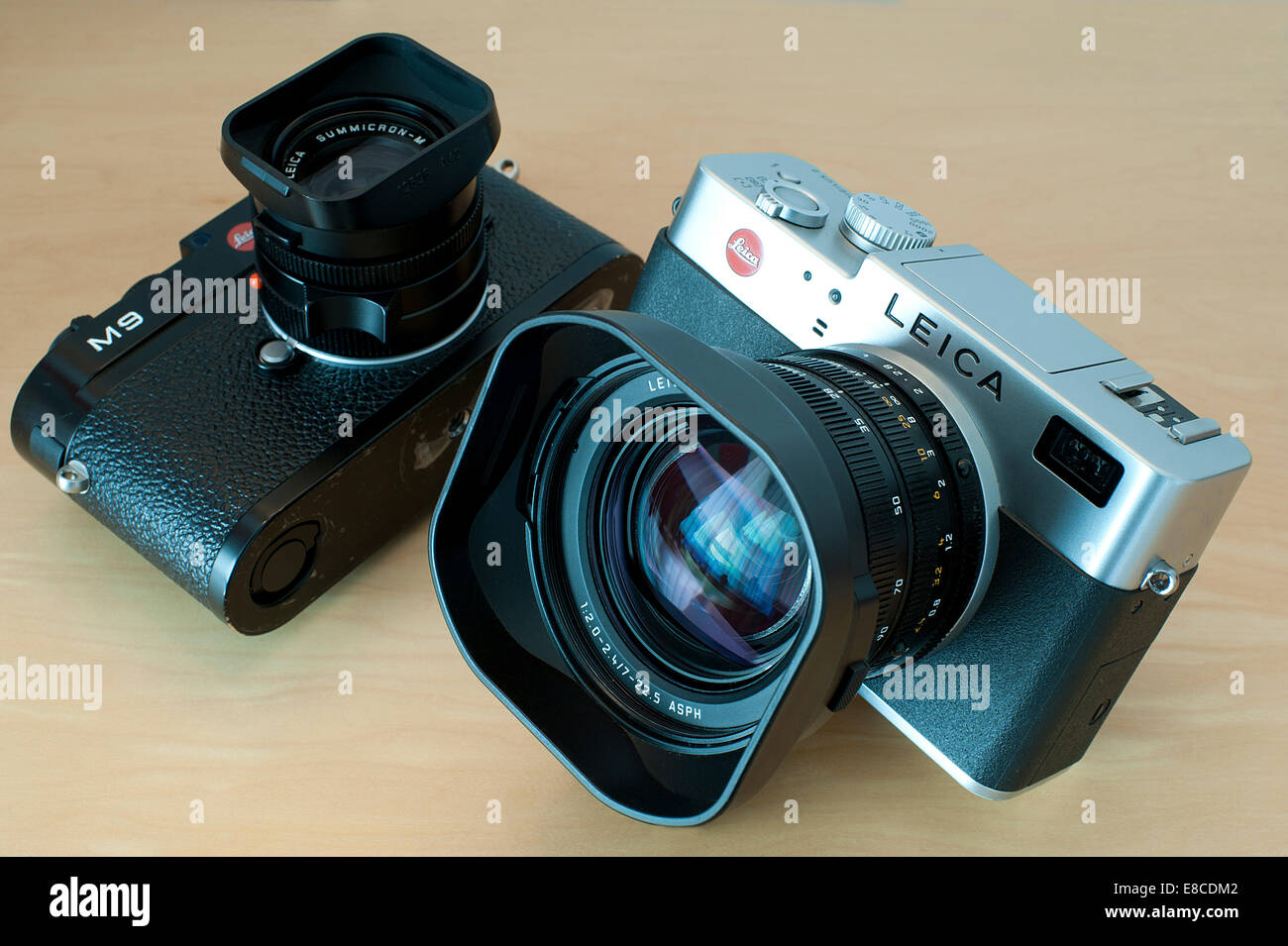 Leica M9 e Leica Digilux 2 Foto Stock