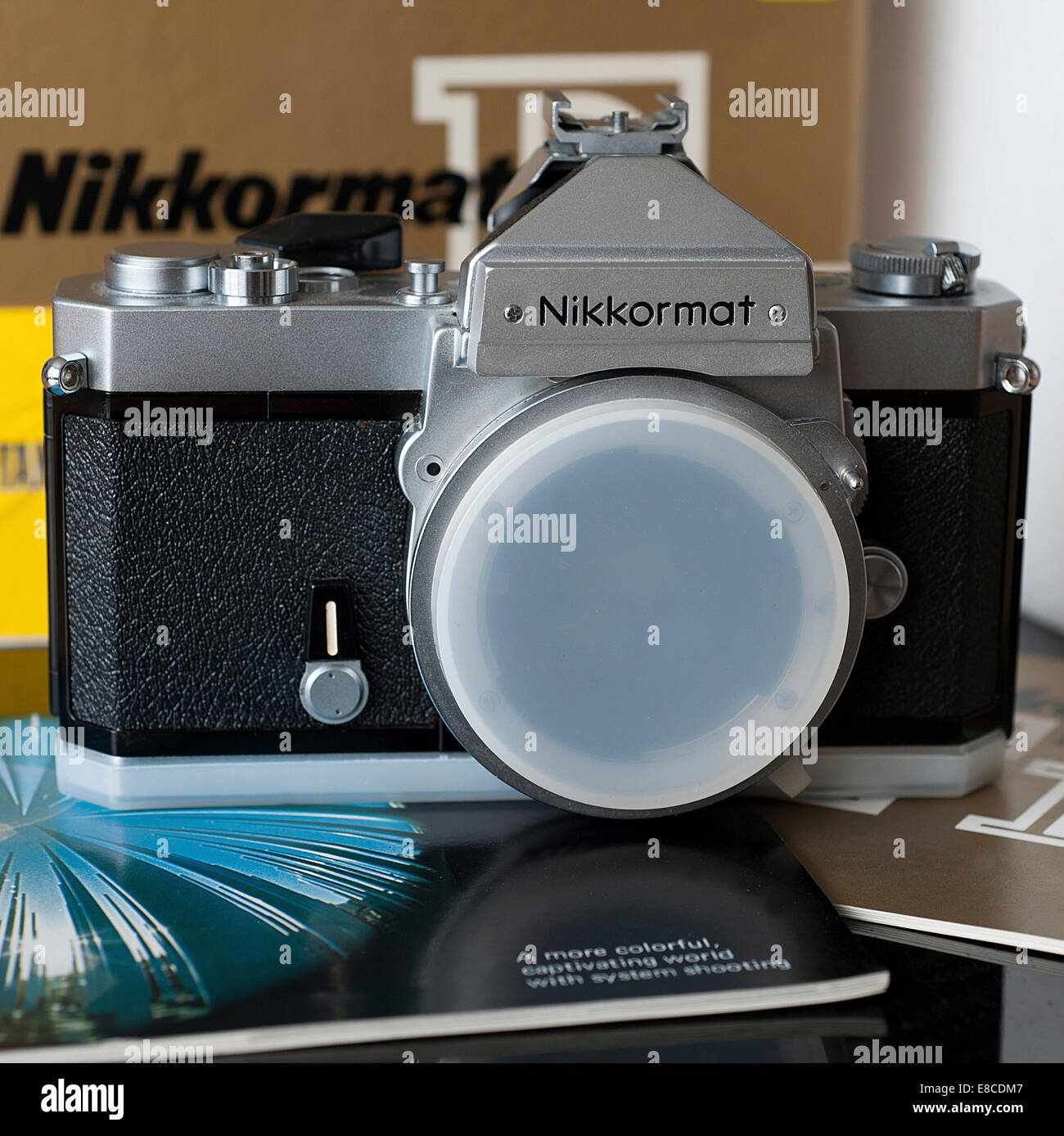 Nikkormat classico film del corpo della fotocamera. Foto Stock