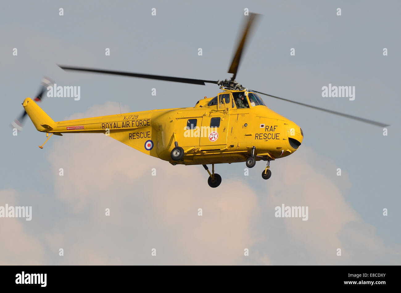 Westland Whirlwind elicottero British licenza versione integrata di U.S. Sikorsky S-55.Questo uno restaurato al volo 2013. HAR10. Il volo a airshow di Foto Stock