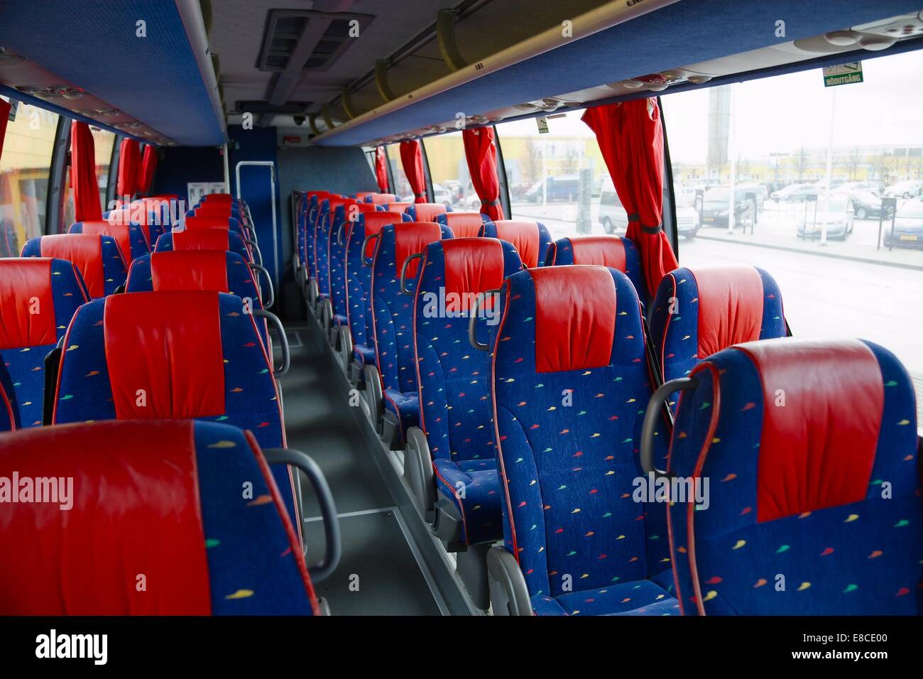 Interno di bus Foto Stock