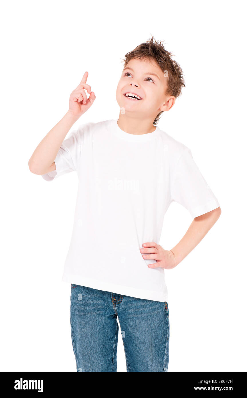 T-shirt ragazzo Foto Stock