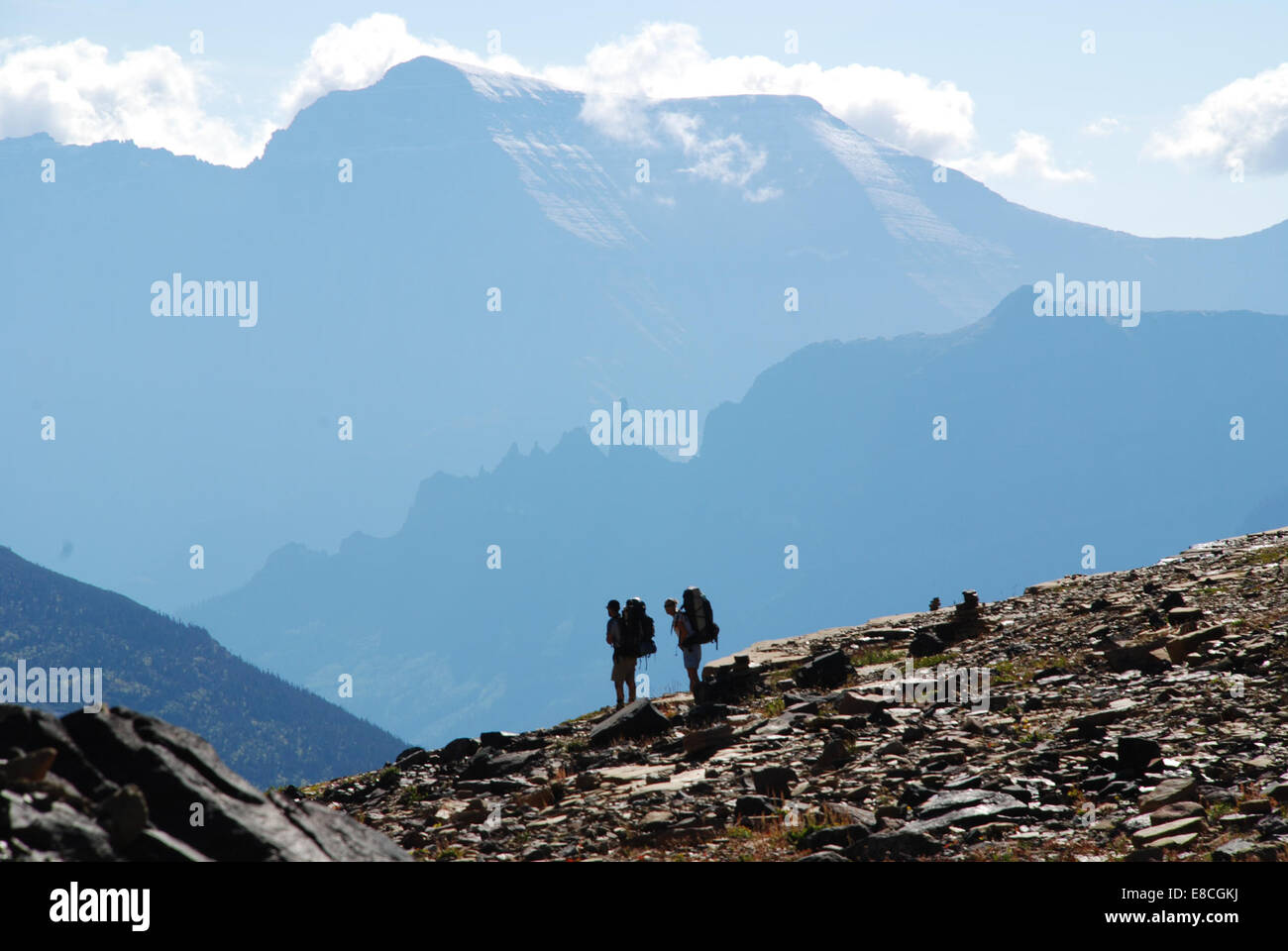 Il Parco Nazionale di Glacier Foto Stock