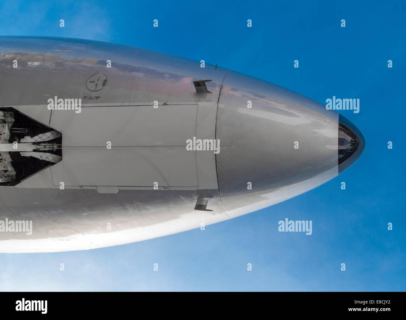 Douglas DC-3 naso da sotto Foto Stock