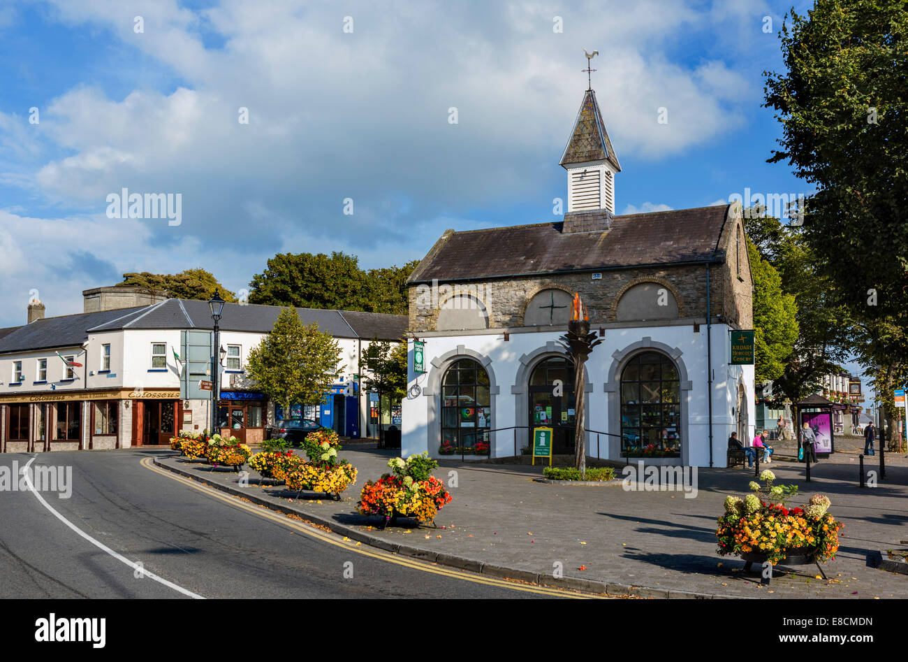 Il centro del patrimonio nella piazza del mercato, Kildare, nella contea di Kildare, Repubblica di Irlanda Foto Stock