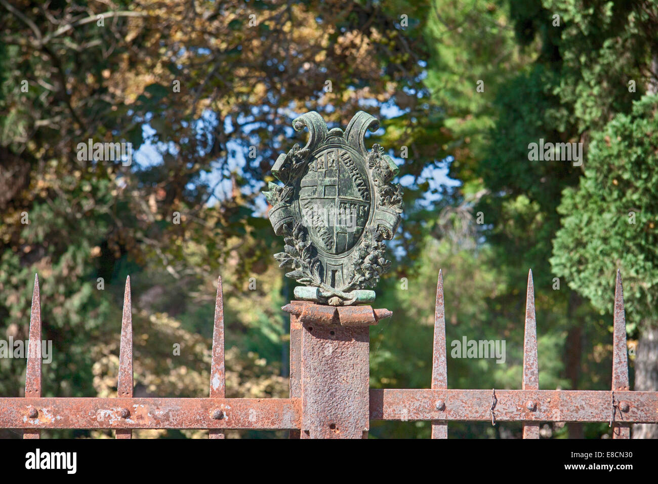Simbolo Araldico della città Foto Stock