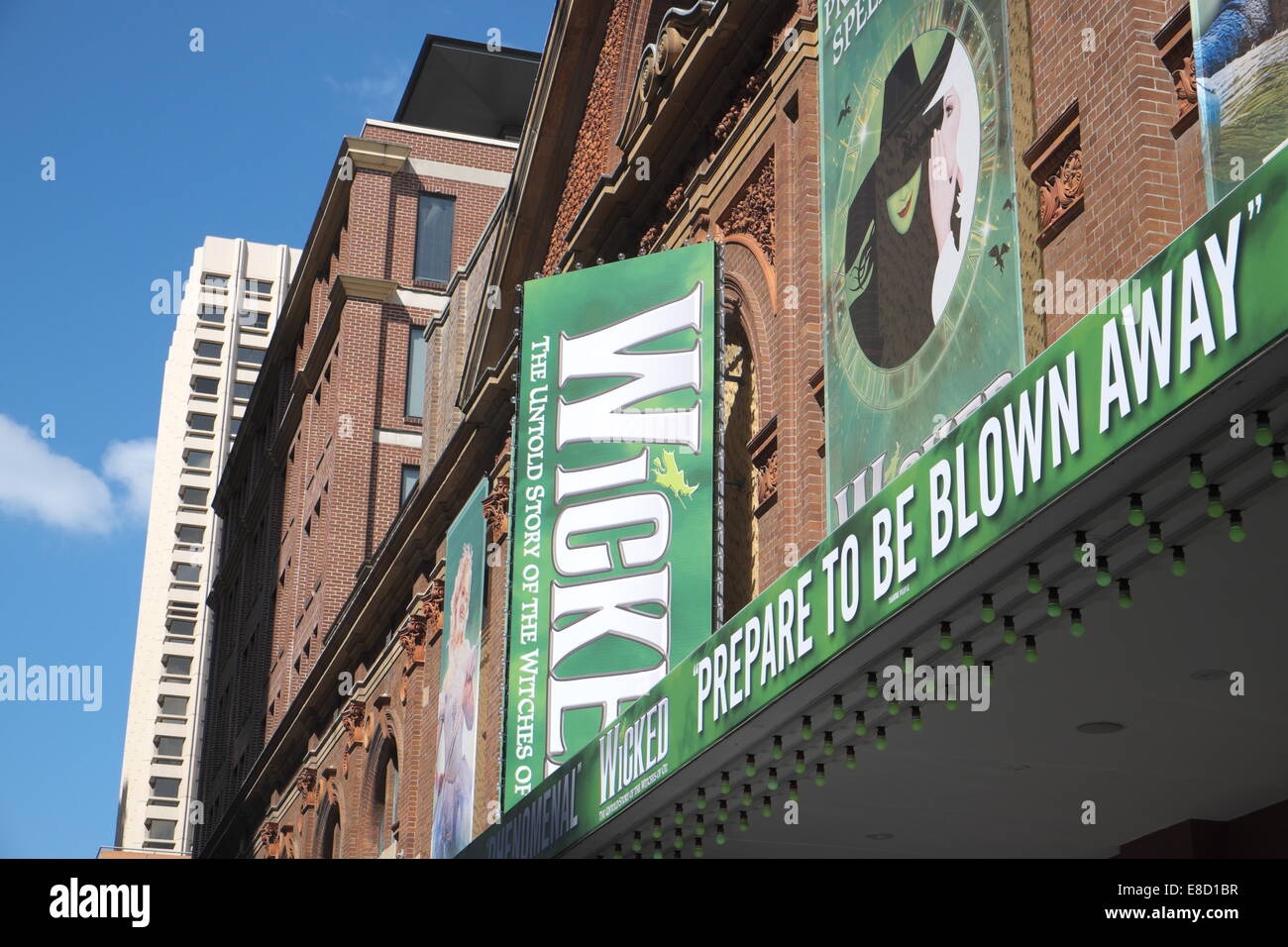 Sydney Capitol Theatre mostra Wicked musical, haymarket,Sydney , Australia Foto Stock