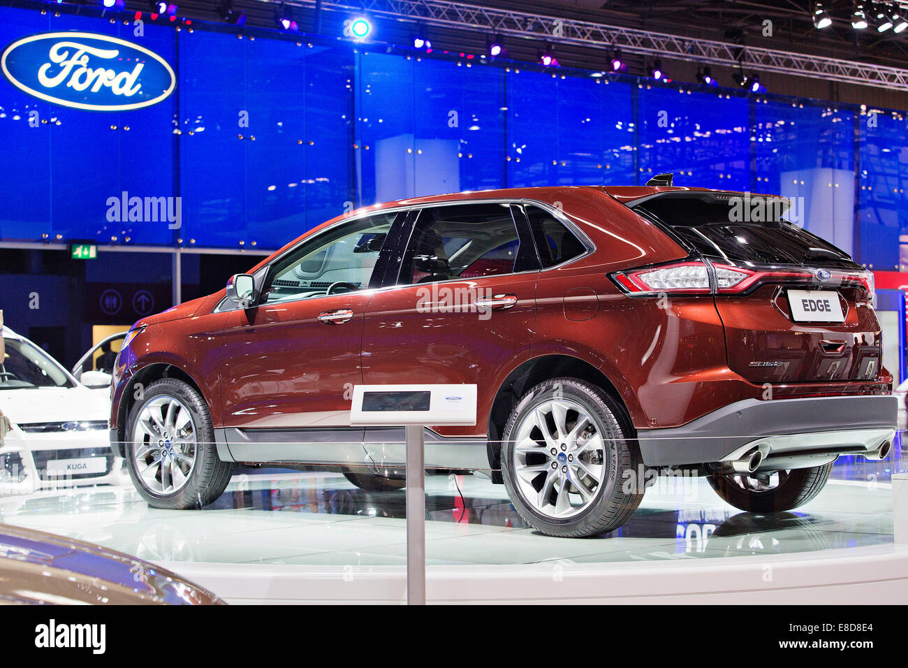 Ford Edge è stato presentato in premiere europeo durante la International Motor Show di Parigi, giovedì 2 ottobre, 2014. (CTK foto/Rene Fluger) Foto Stock