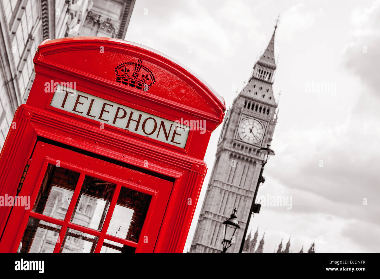 Cabina telefonica. Londra, Inghilterra Foto stock - Alamy