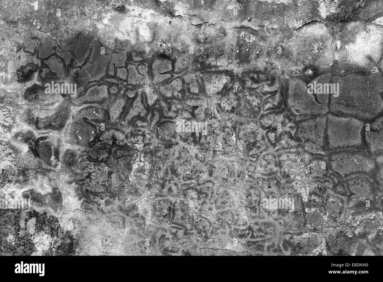 Grunge muro grigio Texture come architettura urbana sfondo con vignette Foto Stock