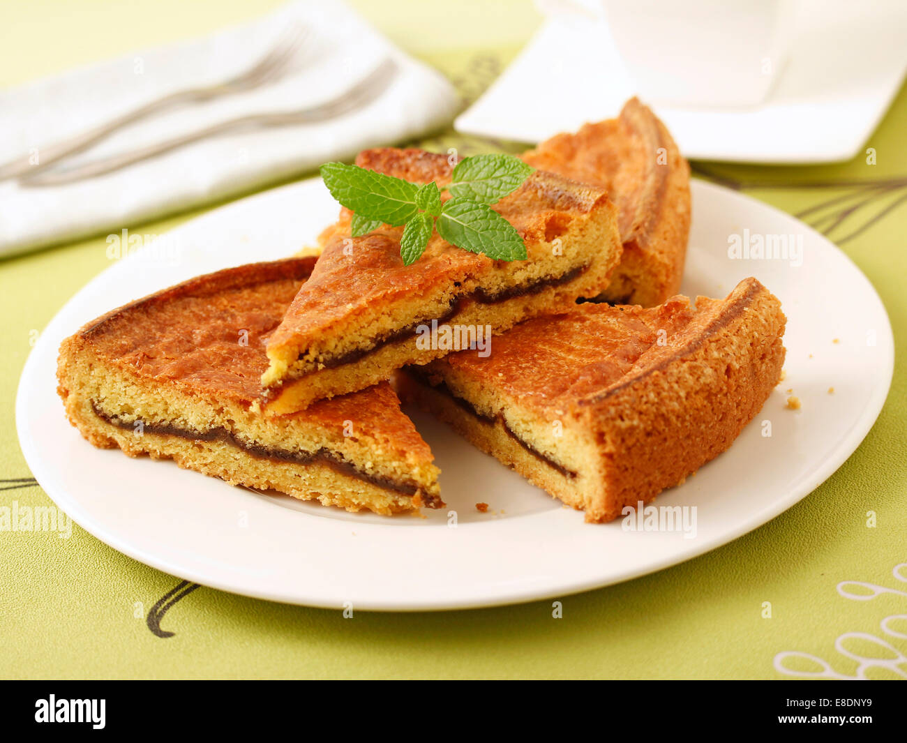 Il bretone torta. Ricetta disponibile. Foto Stock