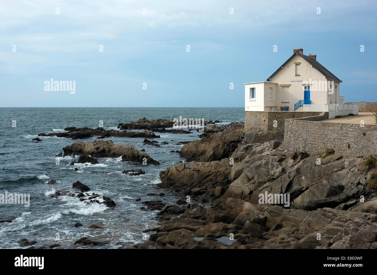 Batz-sur-mer, Loire Atlantique, Francia Foto Stock