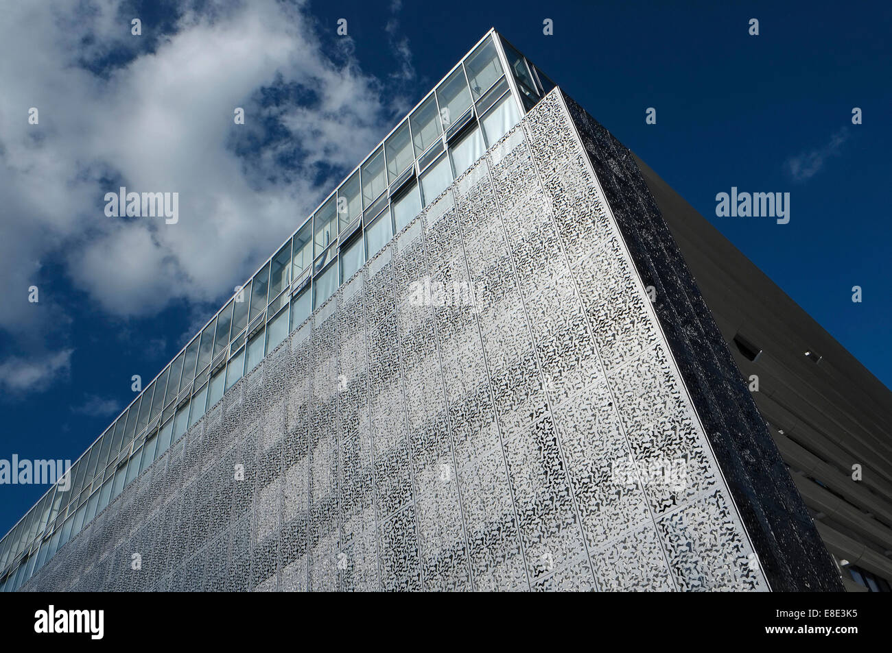 Edificio moderno e contemporaneo stile, Nantes, Francia Foto Stock