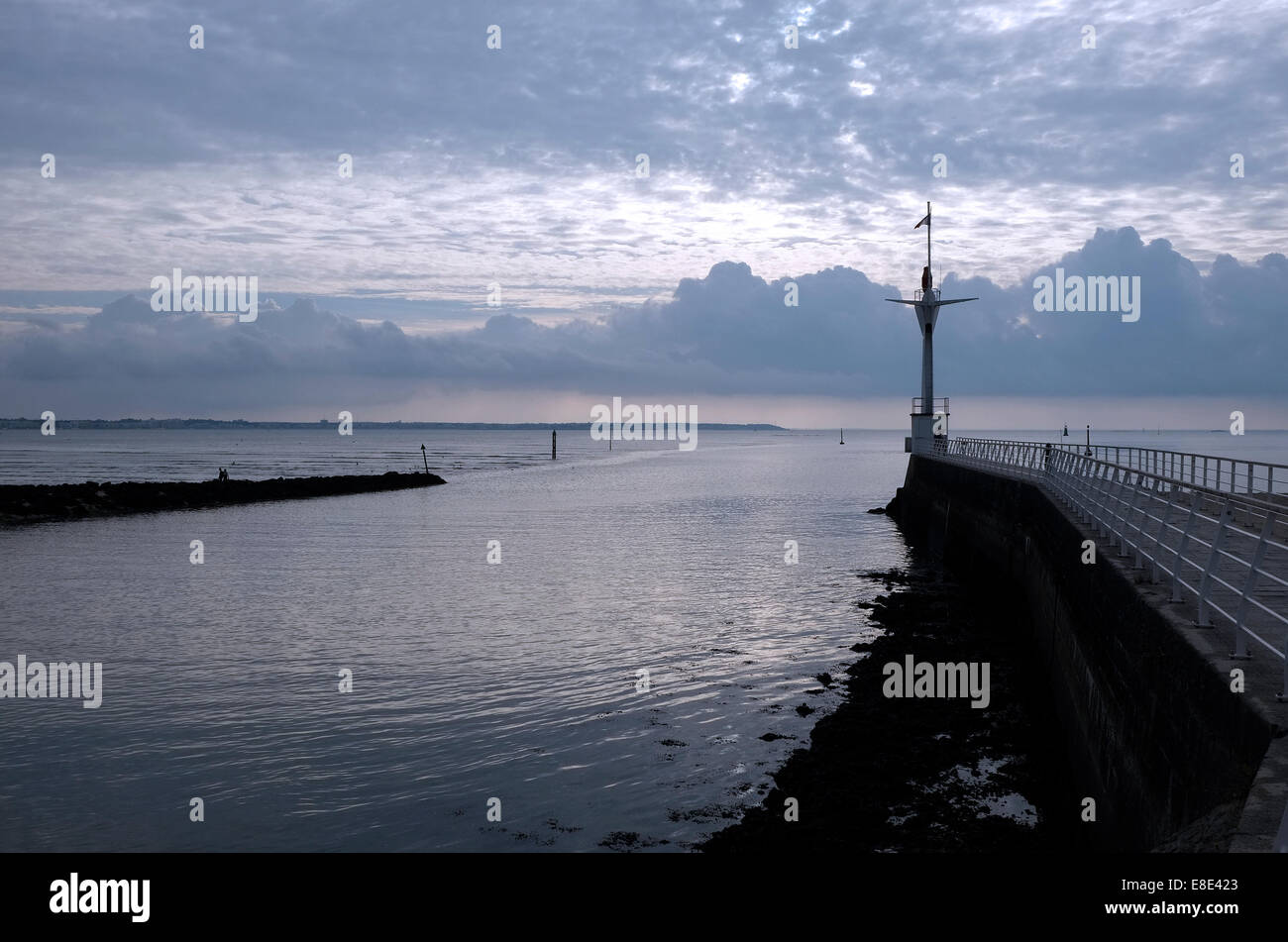 Le Pouliguen, Loire Atlantique, Francia Foto Stock