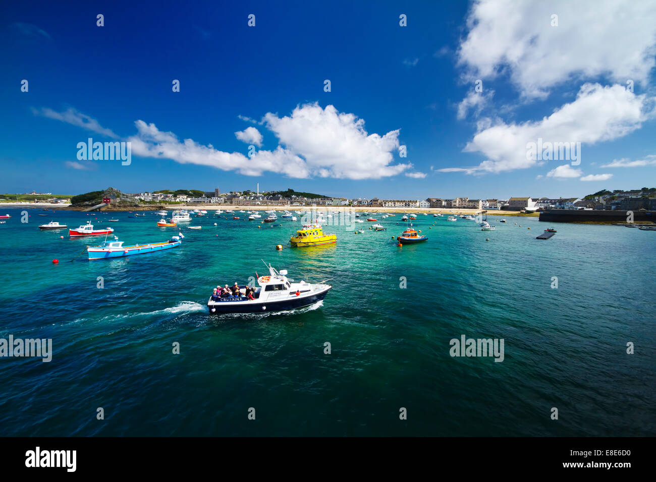 St Marys harbour Isole Scilly Foto Stock St Marys harbour Isole Scilly Foto Stock