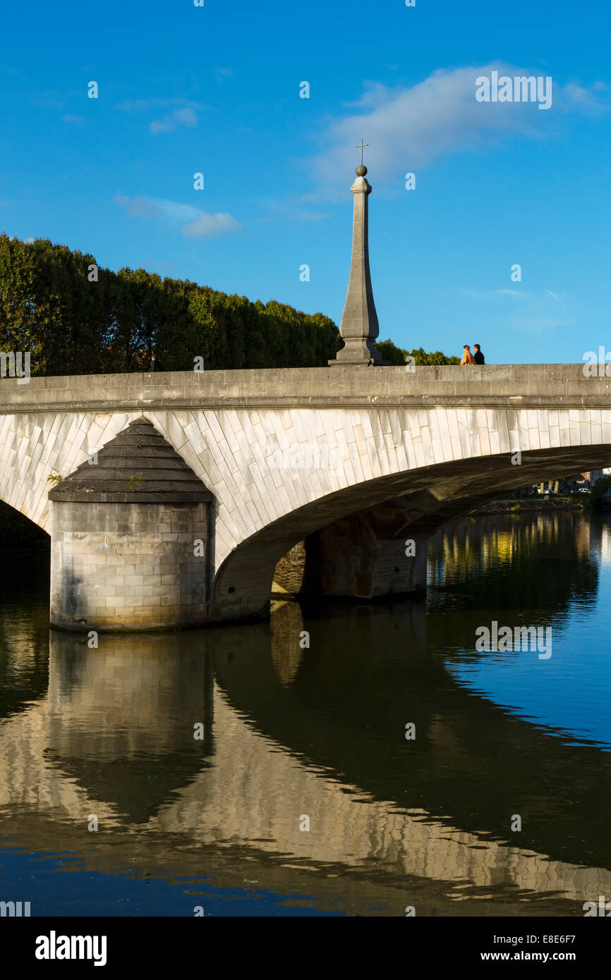 Il fiume Oise, Compiegne, Piccardia, Francia Foto Stock Il fiume Oise, Compiegne, Piccardia, Francia Foto Stock