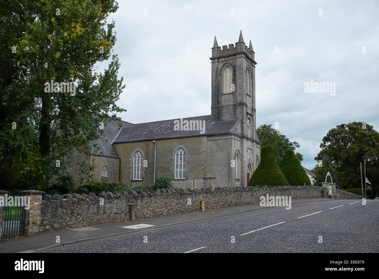 St Lukes Chiesa Parrocchiale nel villaggio di Loughgall nella contea di Armagh nell'Irlanda del Nord Regno Unito Foto Stock