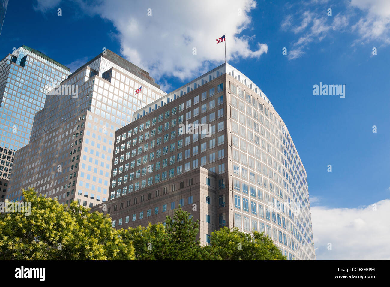 BATTERY PARK, NEW YORK, Stati Uniti d'America - 30 Luglio: Battery Park è un 25 acri di parco pubblico situato in corrispondenza della batteria, Foto Stock