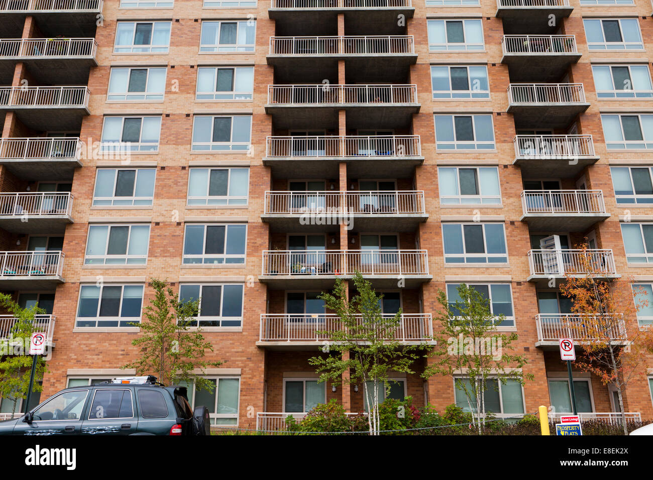 Alto edificio di appartamenti - Merrifield, Virginia, Stati Uniti d'America Foto Stock