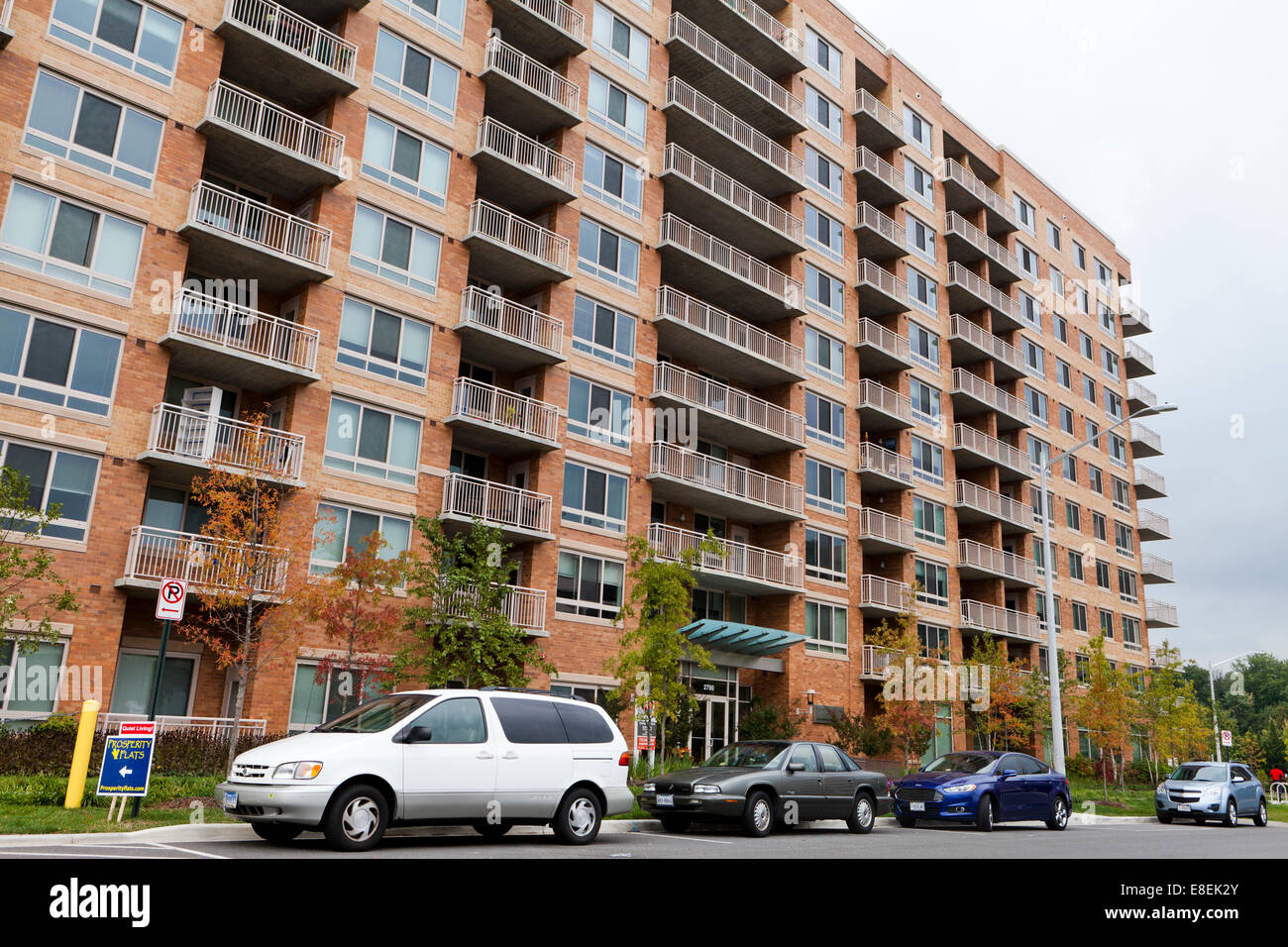 Alto edificio di appartamenti - Merrifield, Virginia, Stati Uniti d'America Foto Stock