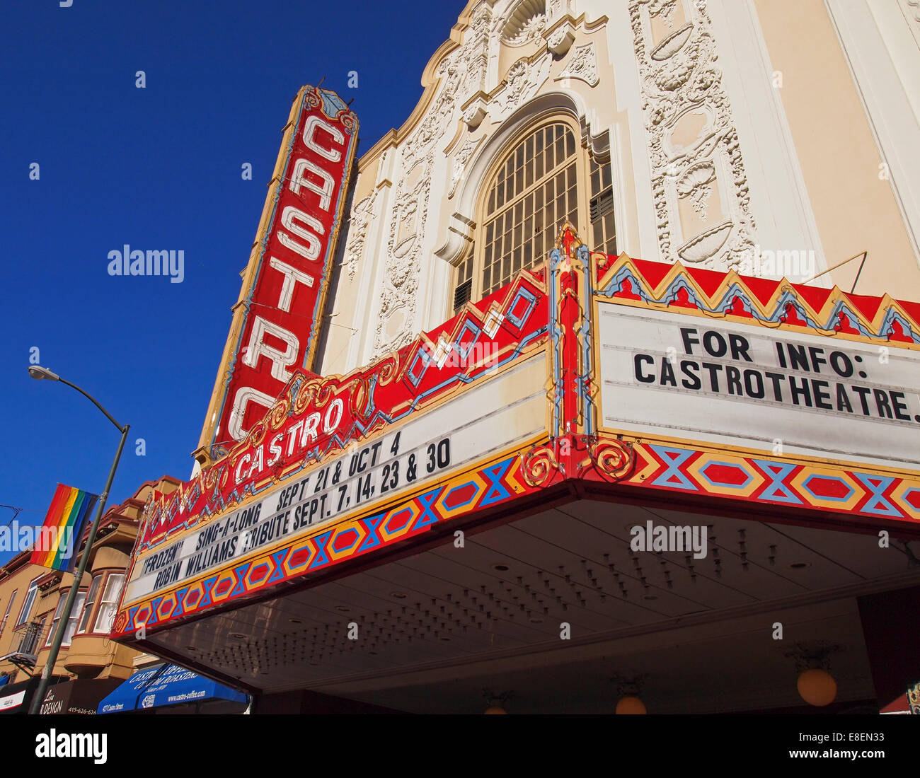 Castro Theatre di San Francisco Foto Stock