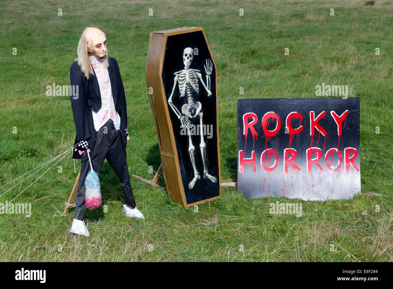 Rocky Horror spaventapasseri a Norland Spaventapasseri Festival 2014 Foto Stock