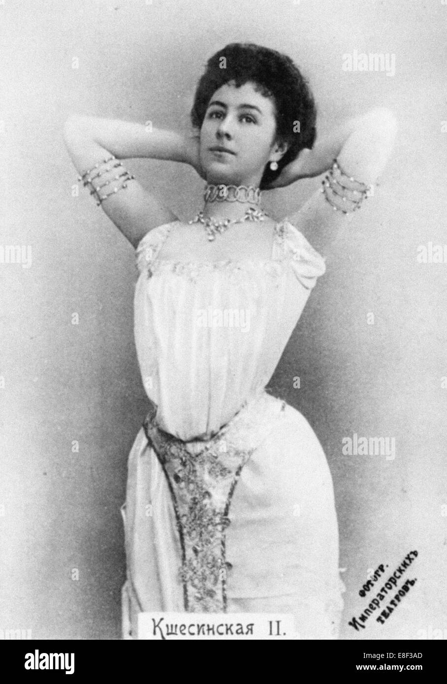 Matilda Kschessinska come Principessa Aspicia nel balletto la figlia del faraone Artista: Anonimo Foto Stock