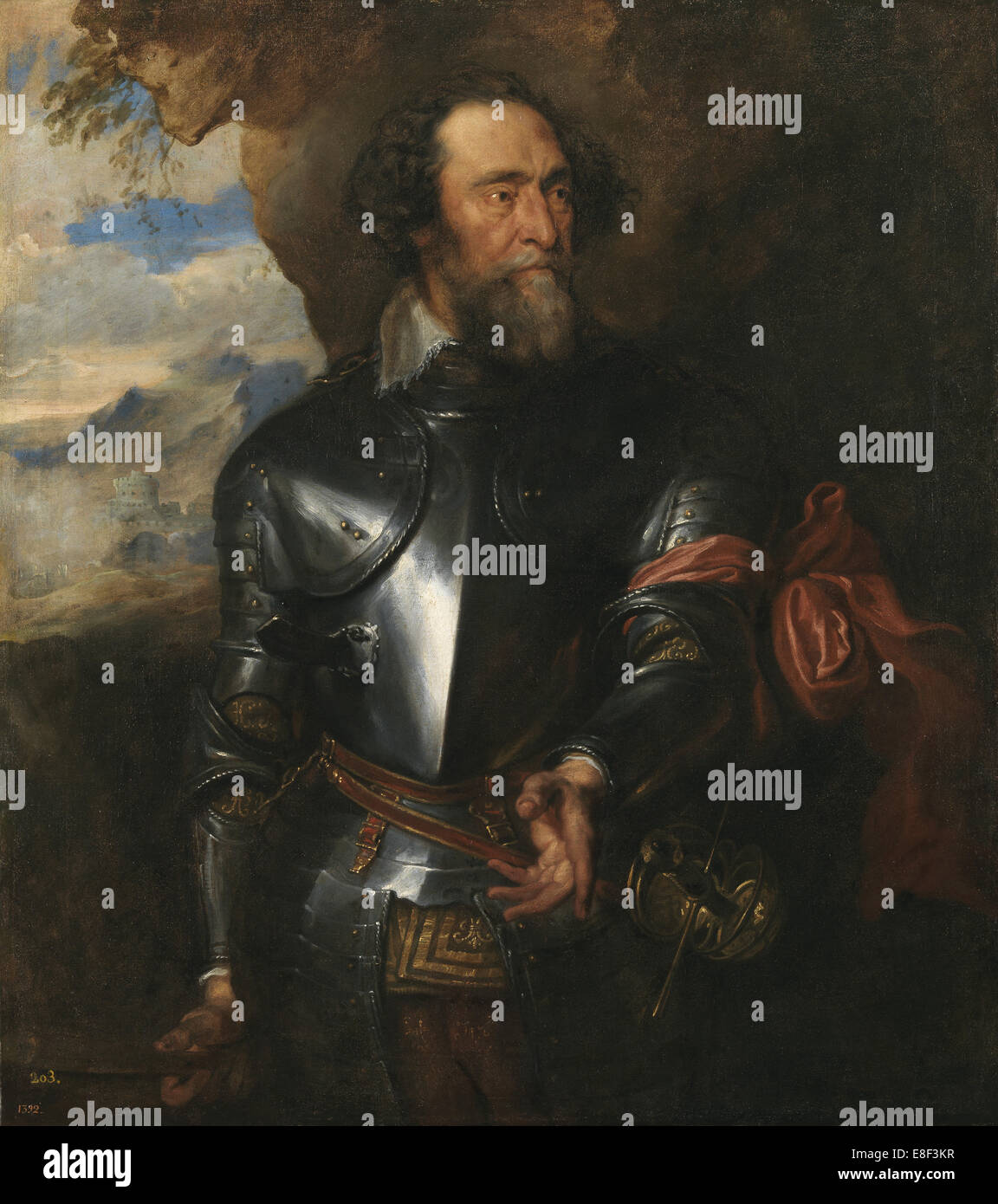 Ritratto del Conte Hendrik van den Bergh (1573-1638). Artista: Dyck Sir Anthony van (1599-1641) Foto Stock