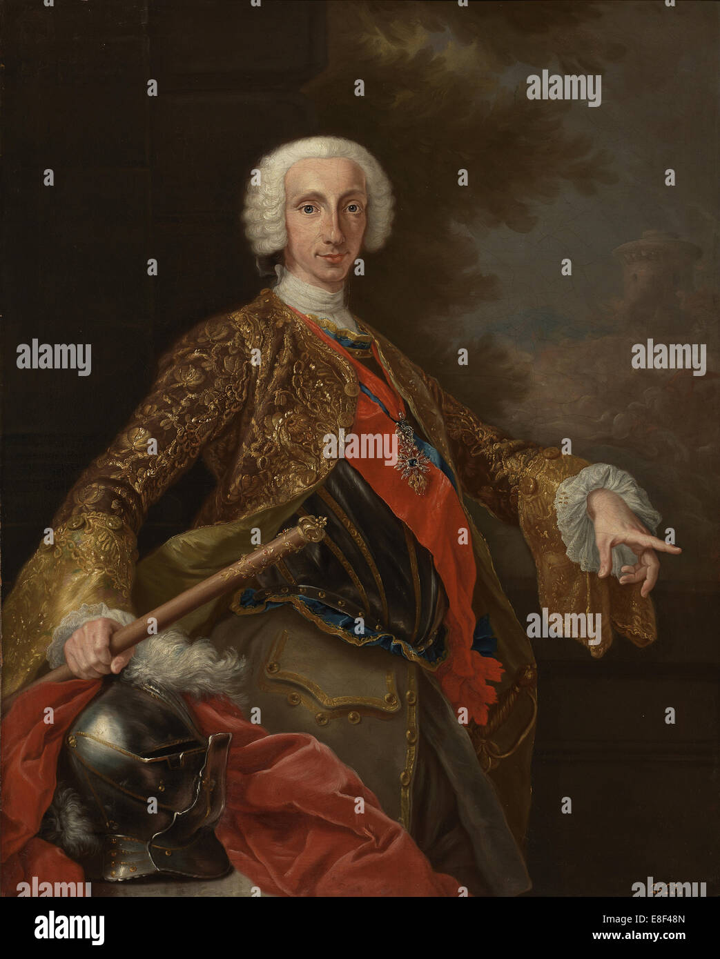 Carlo III di Spagna. Artista: Bonito, Giuseppe (1707-1789) Foto Stock