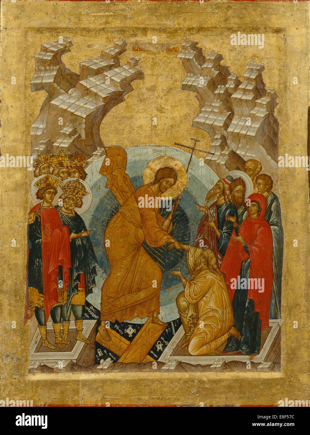 La discesa agli inferi. Artista icona russa Foto stock Alamy