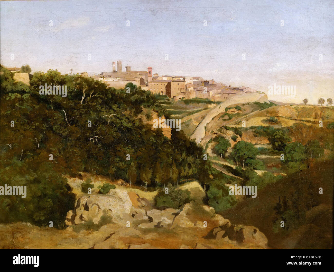 Volterra. Artista: Corot, Jean-Baptiste Camille (1796-1875) Foto Stock