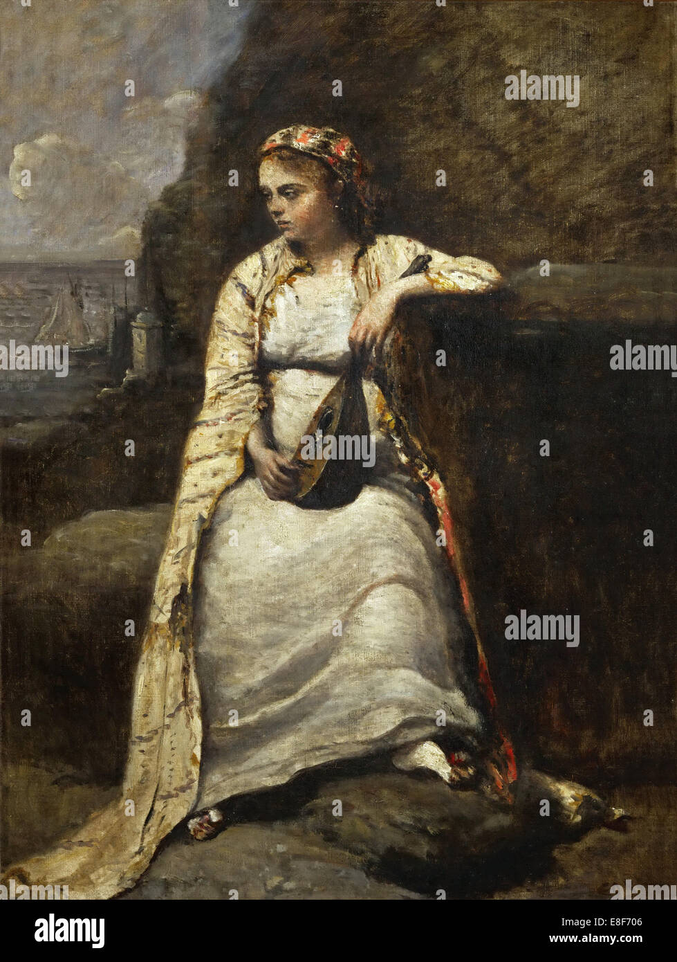 Haydée. Artista: Corot, Jean-Baptiste Camille (1796-1875) Foto Stock