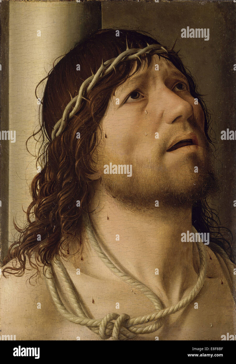 Cristo alla colonna. Artista: Antonello da Messina (1430-1479 ca) Foto Stock