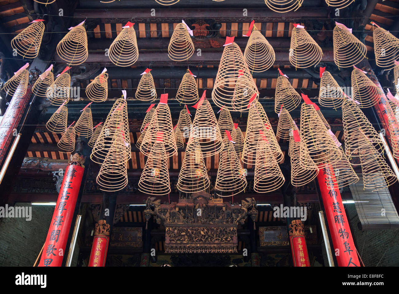 Il Vietnam, la città di Ho Chi Minh (Saigon), Chua Ba Thien Hau Pagoda Foto Stock