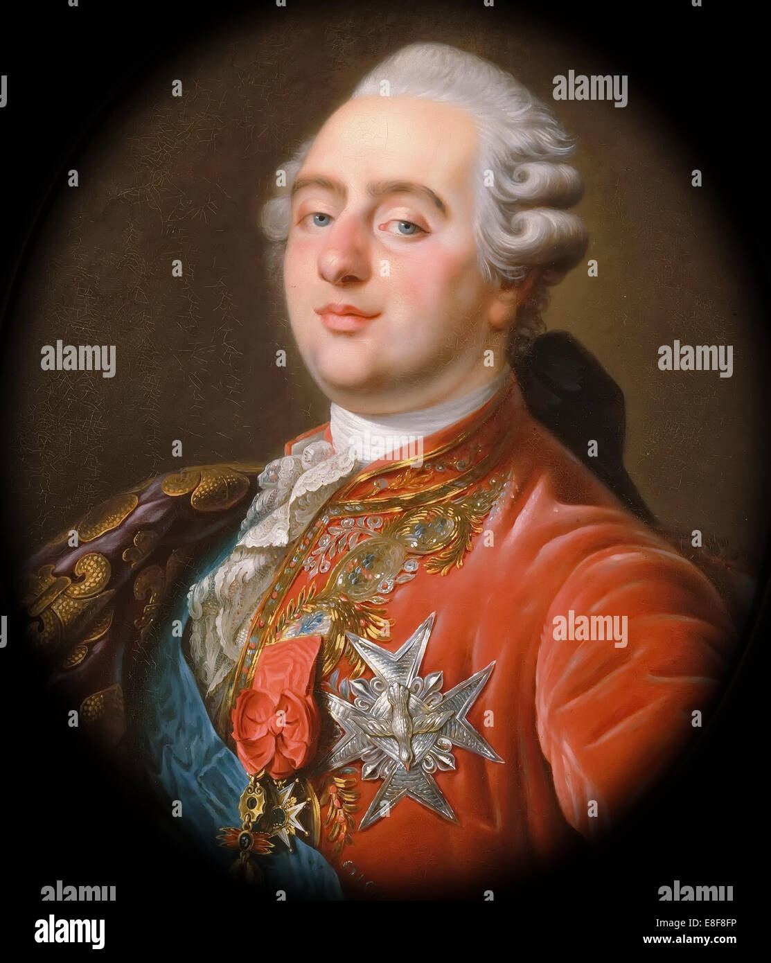 Ritratto del Re Luigi XVI (1754 - 1793). Artista: Callet, Antoine-François (1741-1823) Foto Stock