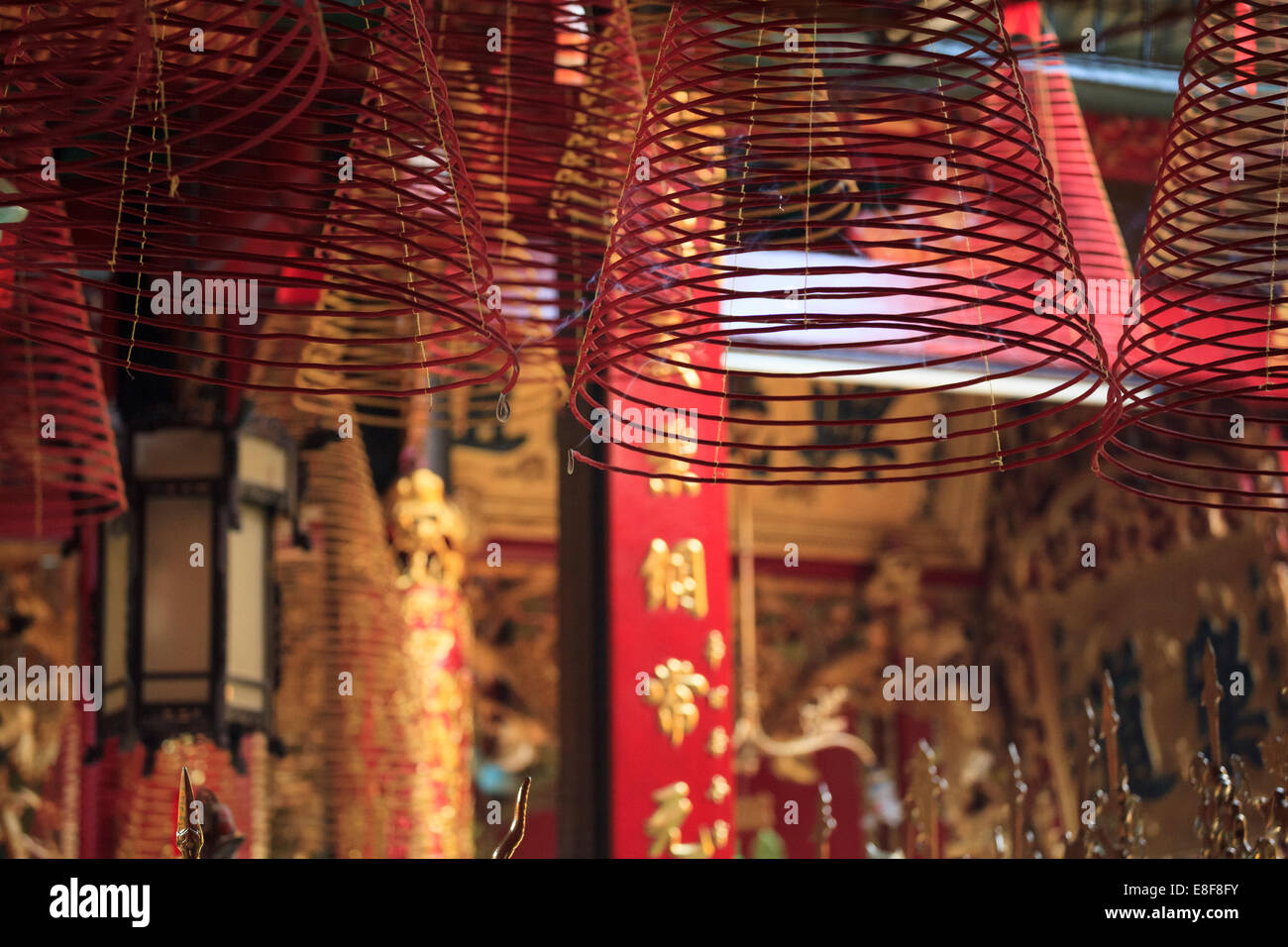 Il Vietnam, la città di Ho Chi Minh (Saigon), Cholon, Phuoc un Hoi Quan Pagoda Foto Stock