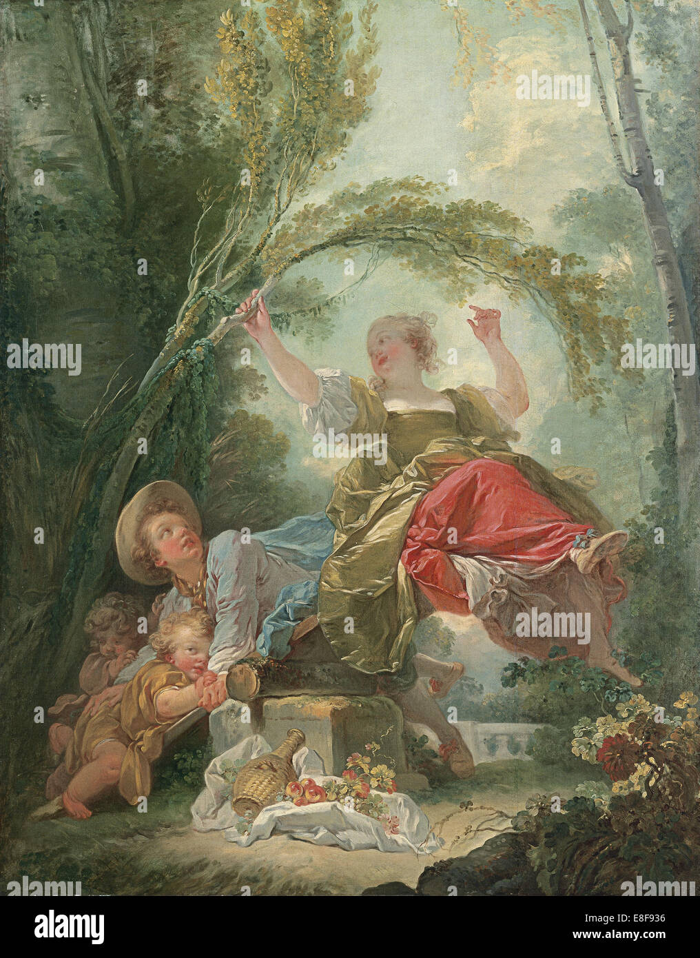 L'altalena. Artista: Fragonard, Jean Honoré (1732-1806 Foto stock - Alamy