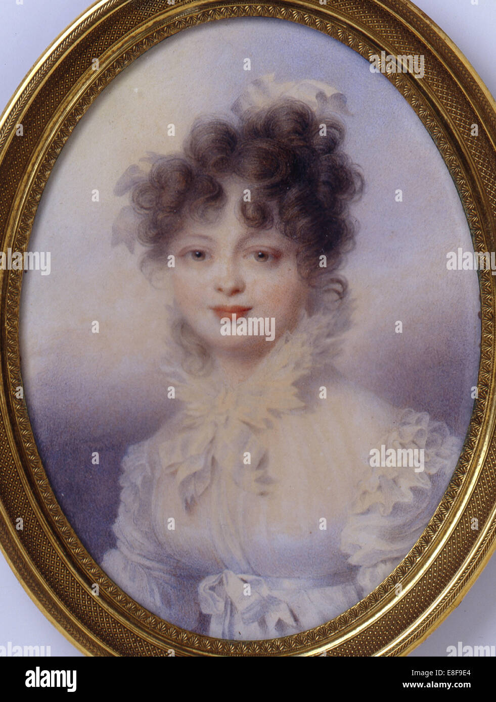 La granduchessa Caterina Pàvlovna della Russia (1788-1819), regina di Württemberg. Artista: Isabey, Jean-Baptiste (1767-1855) Foto Stock