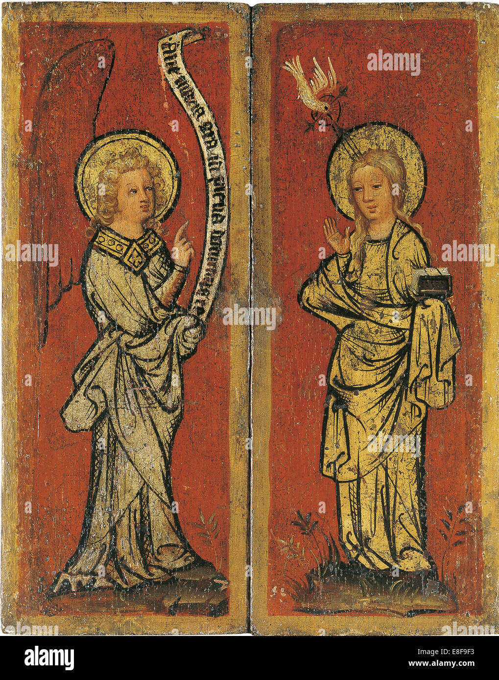 L'Annunciazione. Trittico del Santo Volto. Artista: Master Bertram (ca 1340-ca 1415) Foto Stock