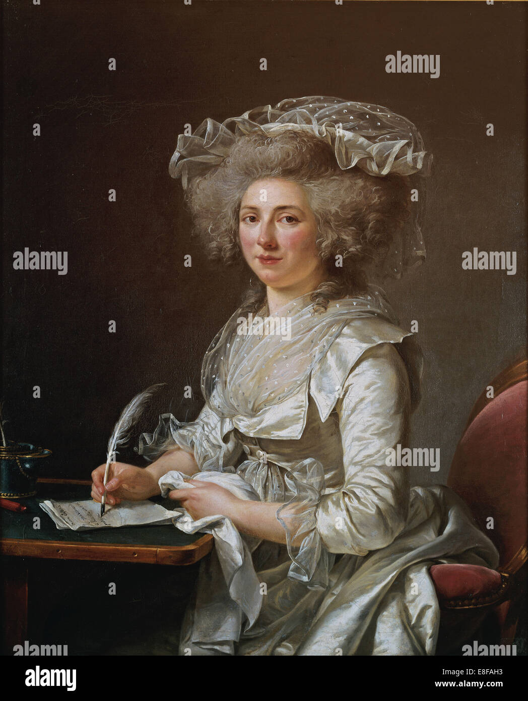 Ritratto di Madame Roland. Artista: Labille-Guiard, Adélaïde (1749-1803) Foto Stock