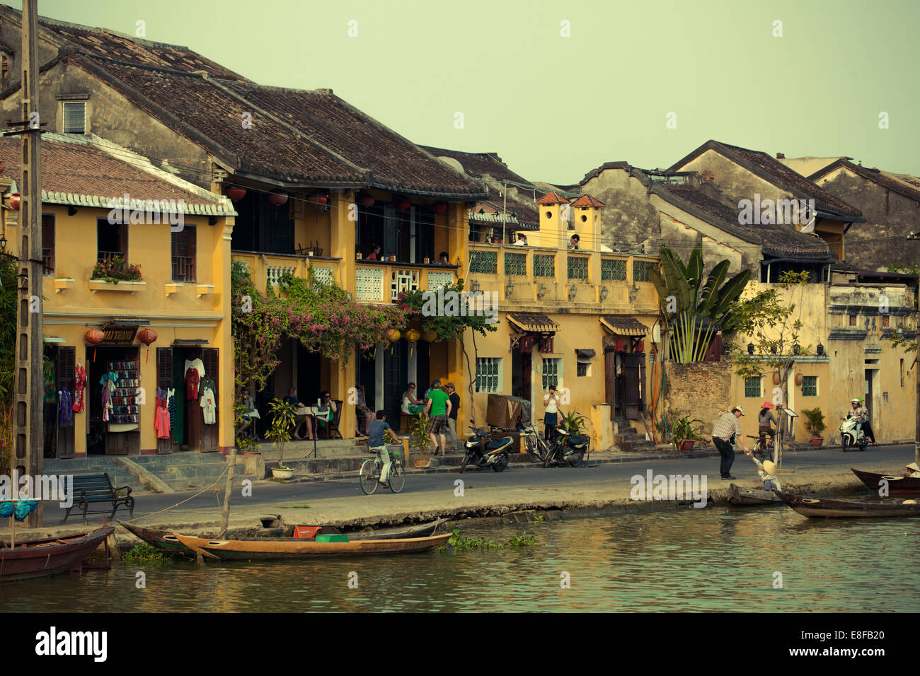 Il Vietnam, Quang Nam Hoi An old town (Sito UNESCO) Foto Stock