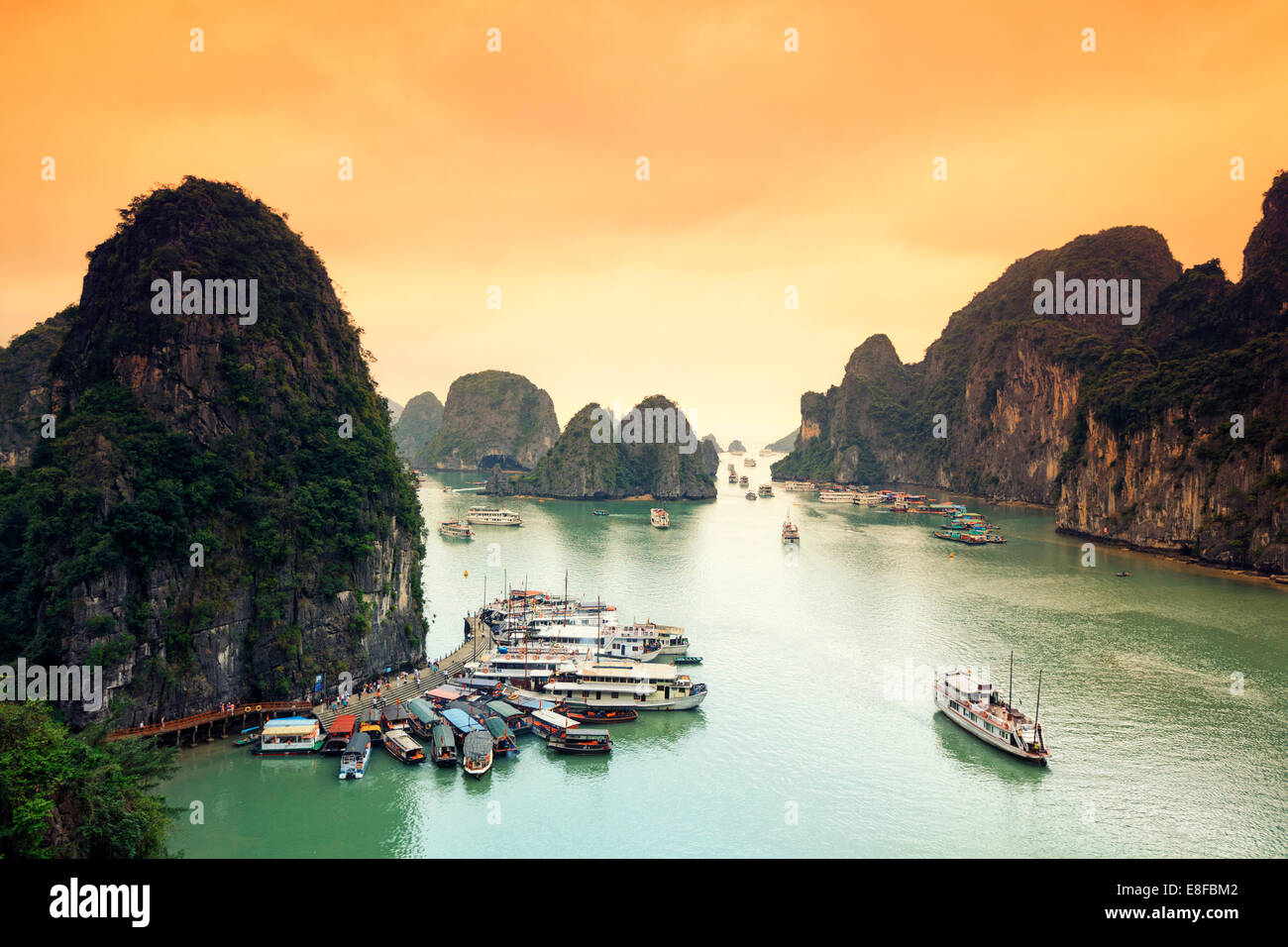 Il Vietnam, Halong Bay Foto Stock