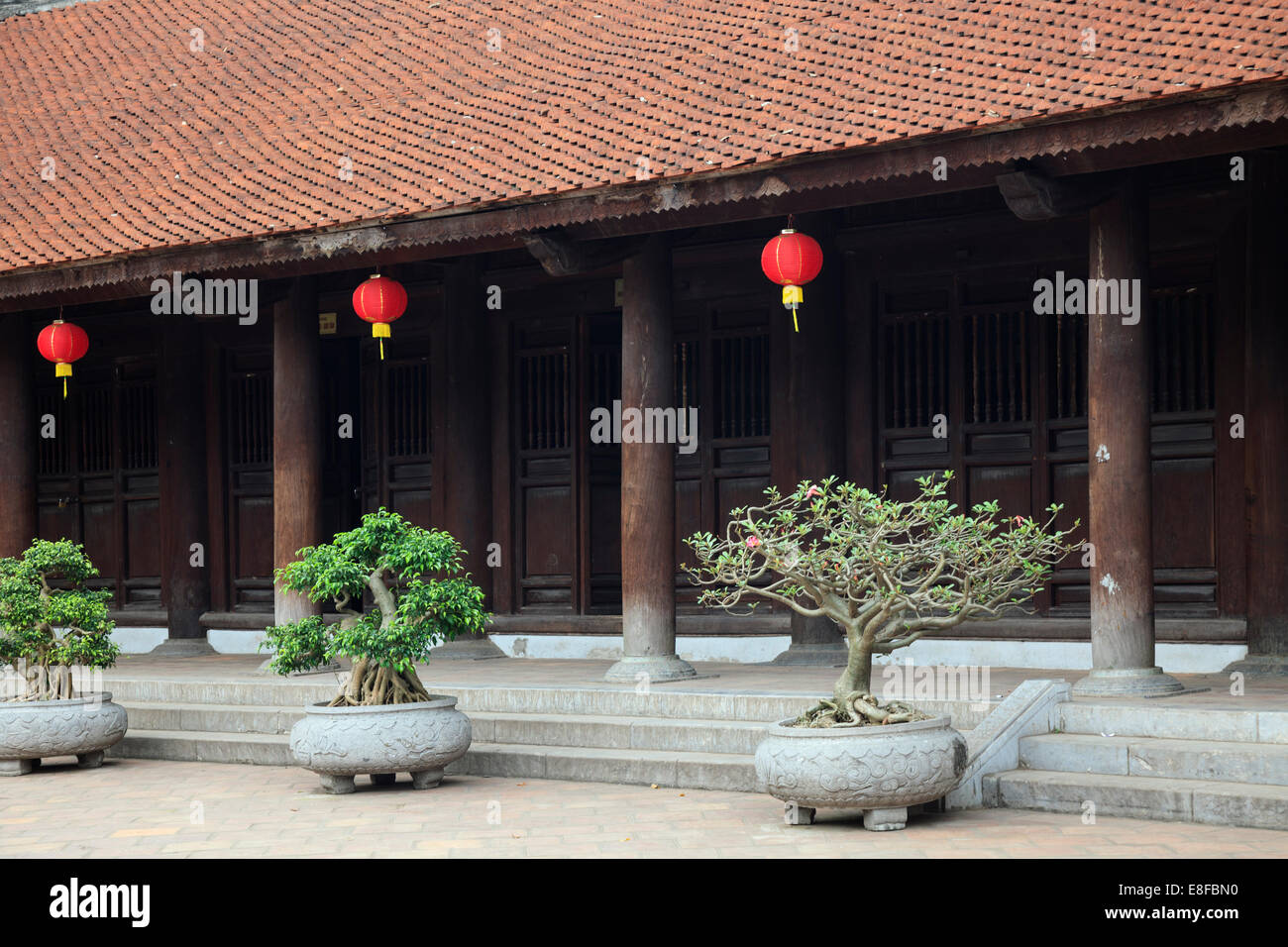 Il Vietnam, Hanoi, il Tempio della Letteratura Foto Stock