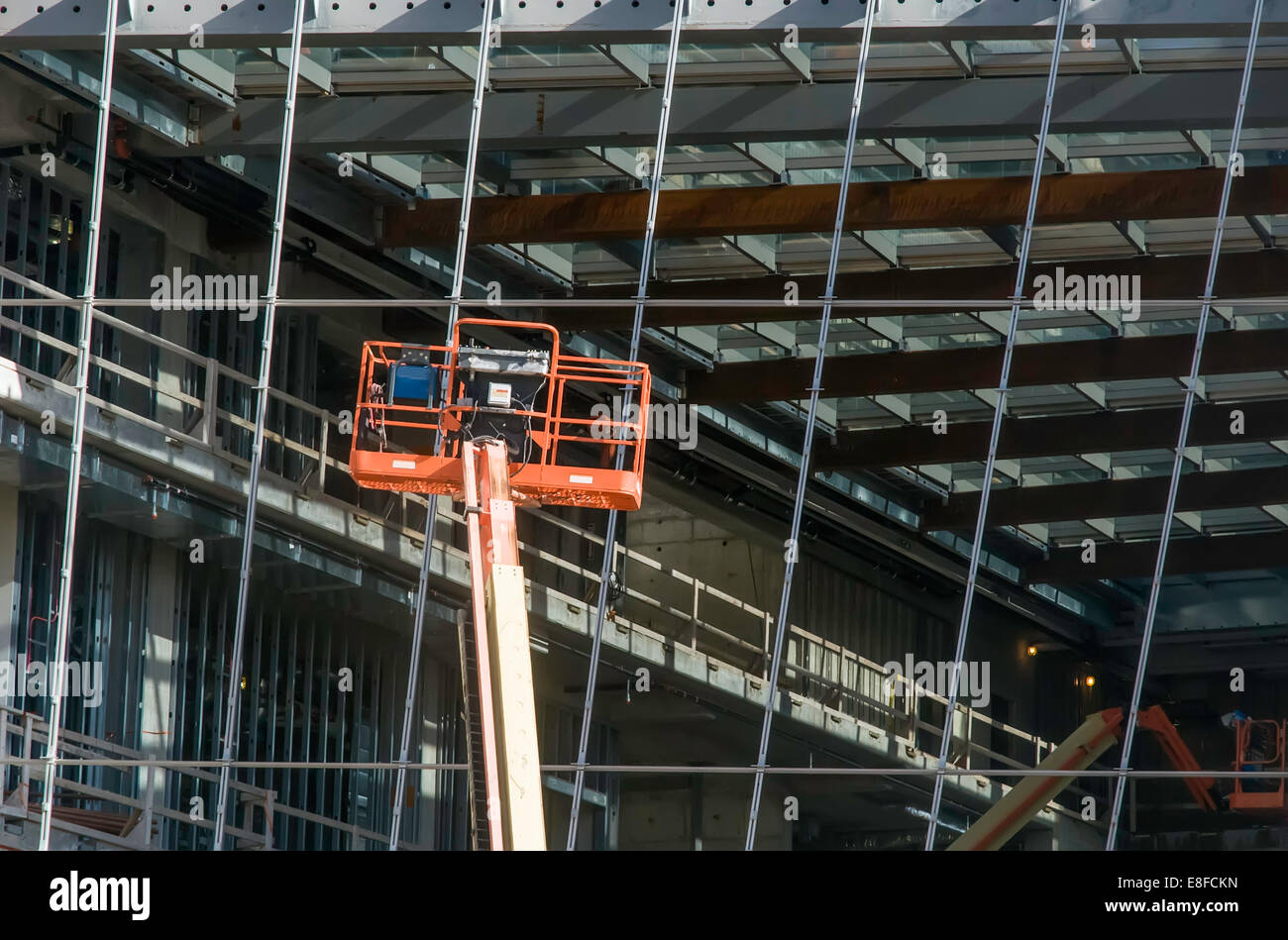 Stati Uniti d'America, Illinois, Contea di Cook, Evanston, sito in costruzione Foto Stock